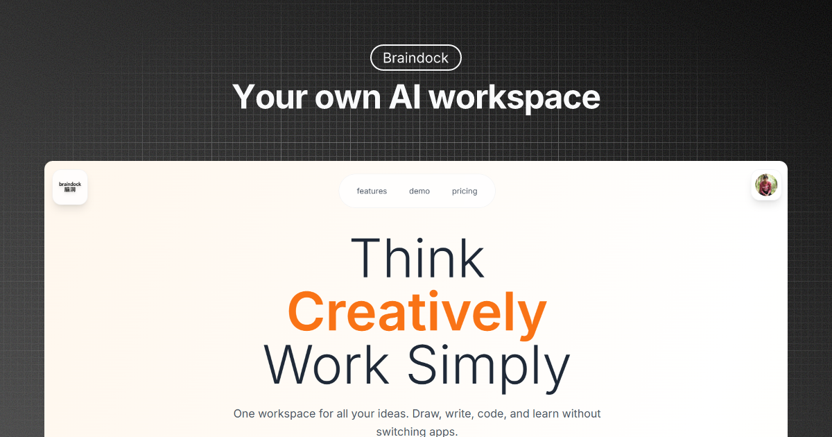 Braindock - AI Workspace